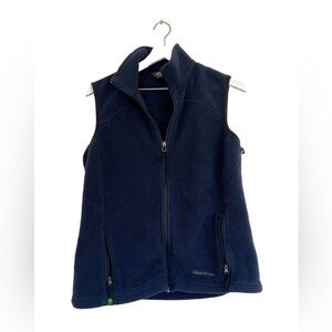 Women’s Navy Eddie Bauer Zip Up Vest Size Medium